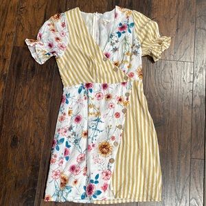 Women’s Hope’s Mixed Fabric Dress